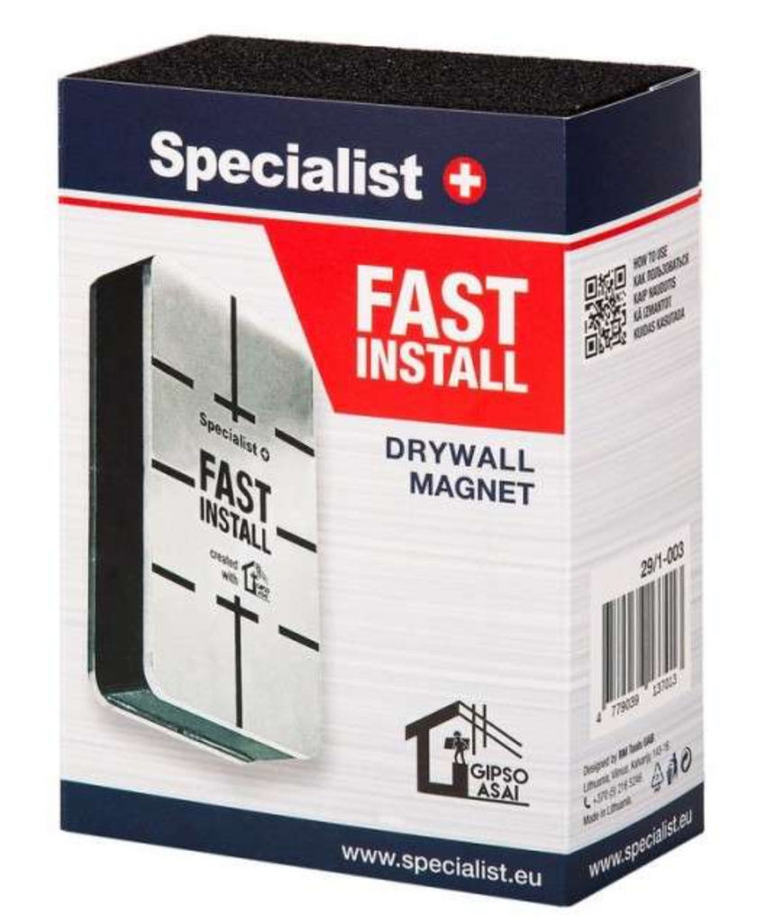 Magnetas profiliams Specialist+ „Fast Install“