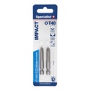 SPECIALIST+ antgalis TORX GRIP T40, 50mm, 2 vnt.