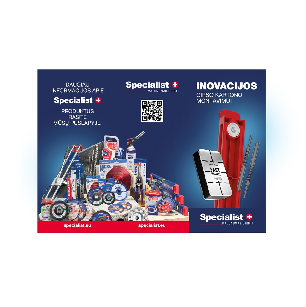 INOVACIJŲ (SPACER, FAST INSTALL, HAMER) skrajutė LT