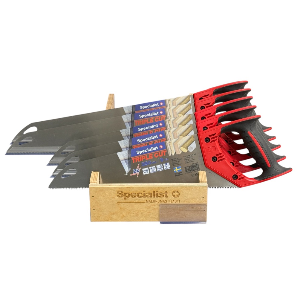 Medinis, įkabinamas pjūklų stendas