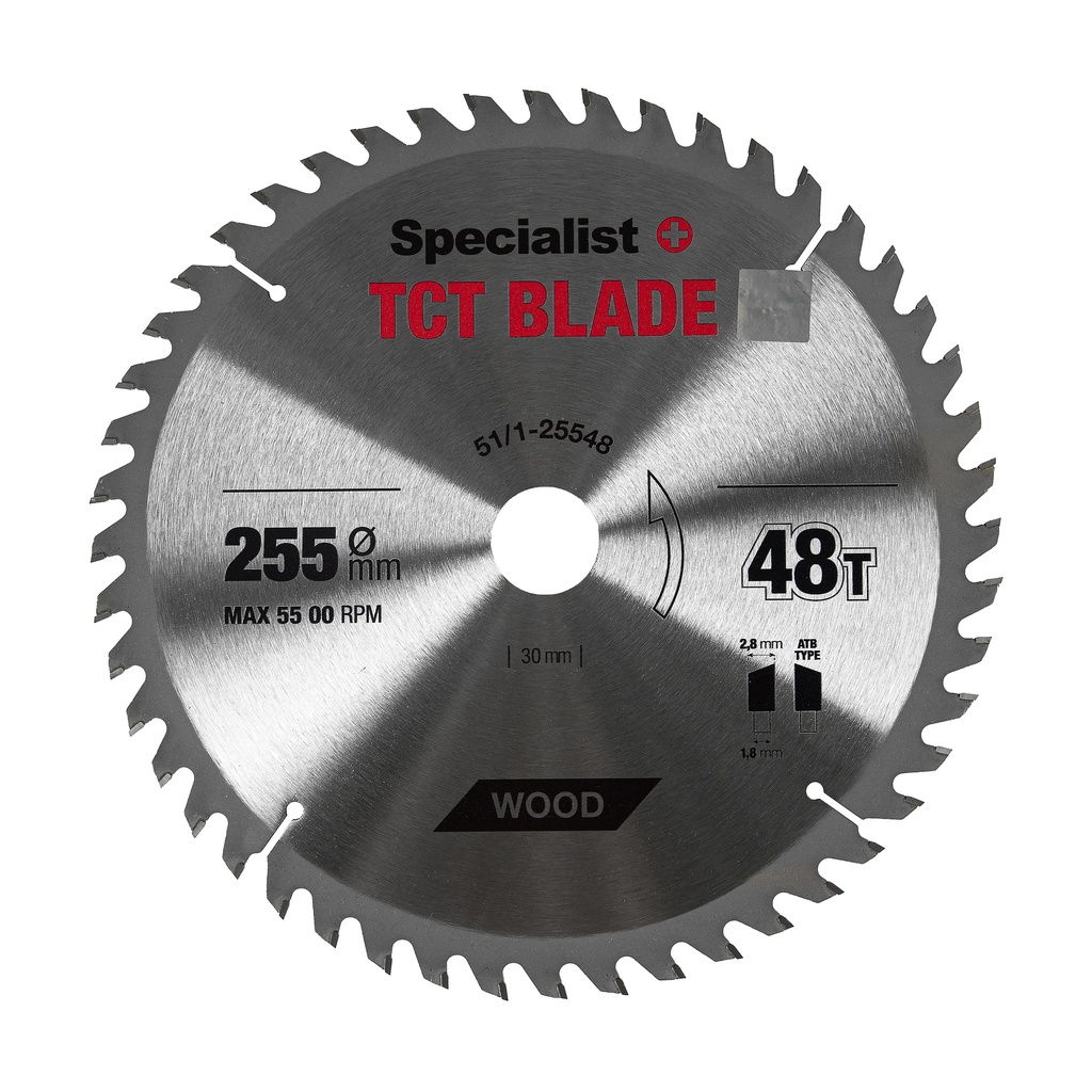 SPECIALIST+ pjovimo diskas, 255x48Tx30/25,4 mm
