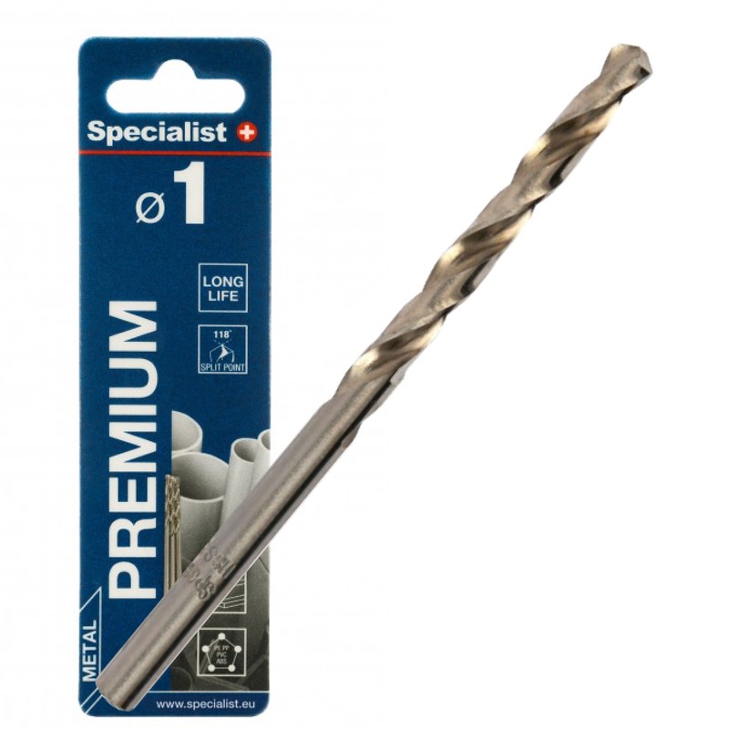 Specialist+ Premium drill bit 1.0mm 3pcs