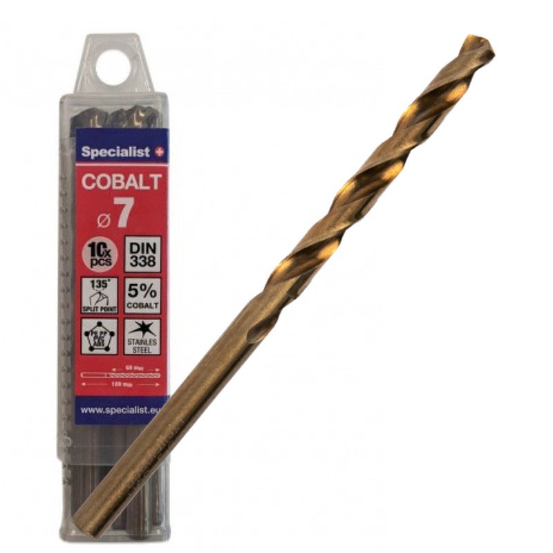 HSS Cobalt Drill 7mm 10pcs/packing