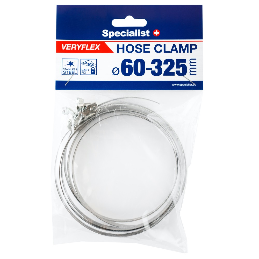 Veryflex hose clamp 60-325mm 2pc