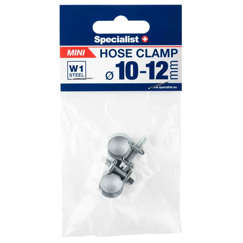 Mini hose clamp 10-12 mm 2 pcs