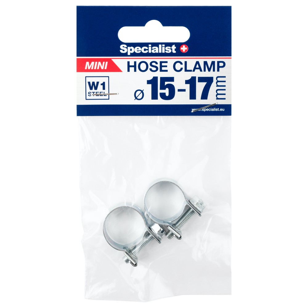 Mini hose clamp 15-17 mm 2 pcs