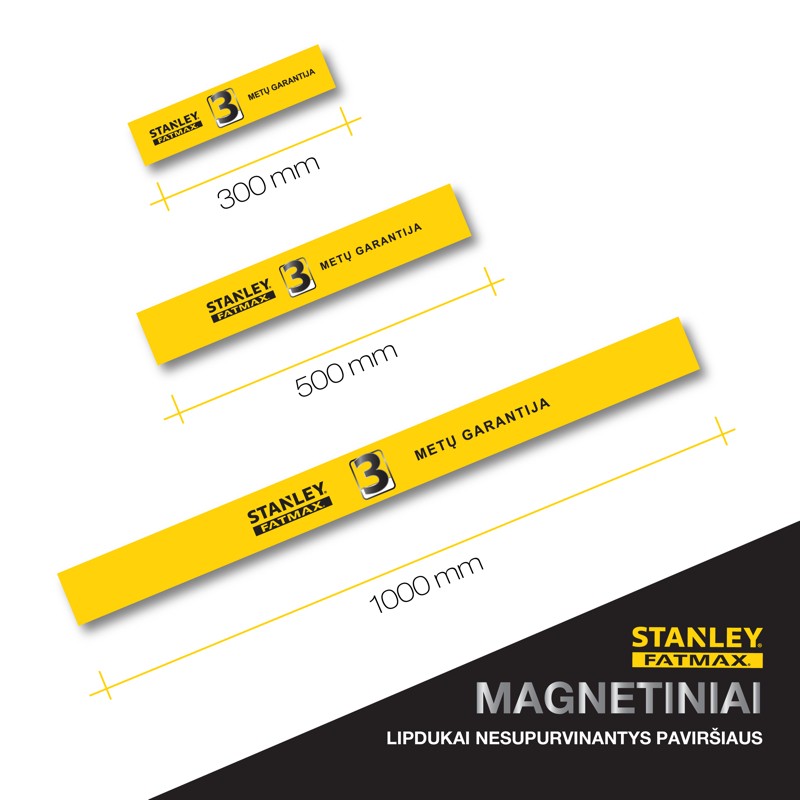 Magnetic sticker 1 m LV