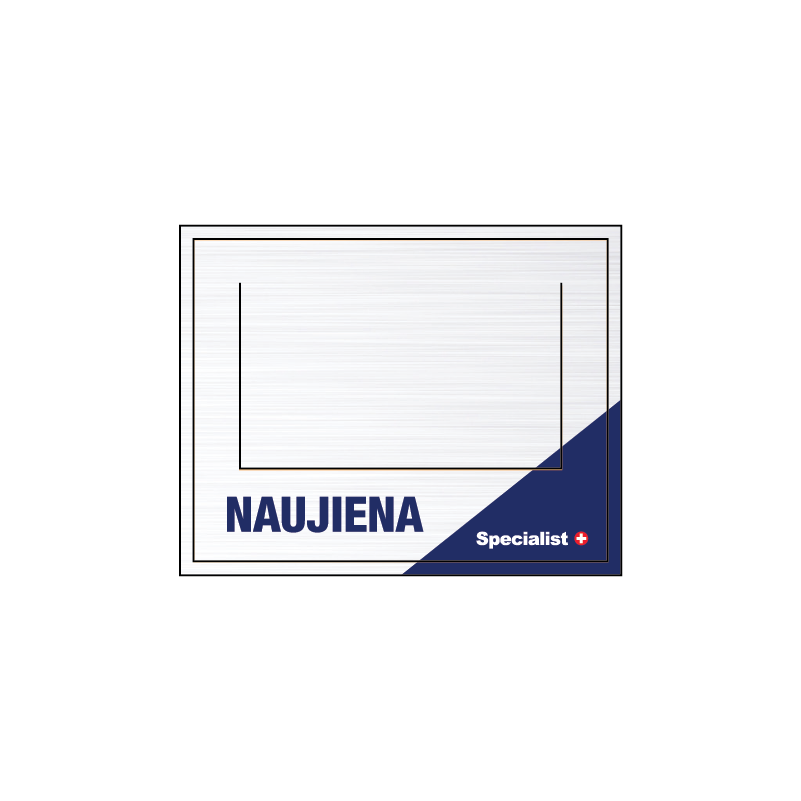Specialist+ card „Naujiena“