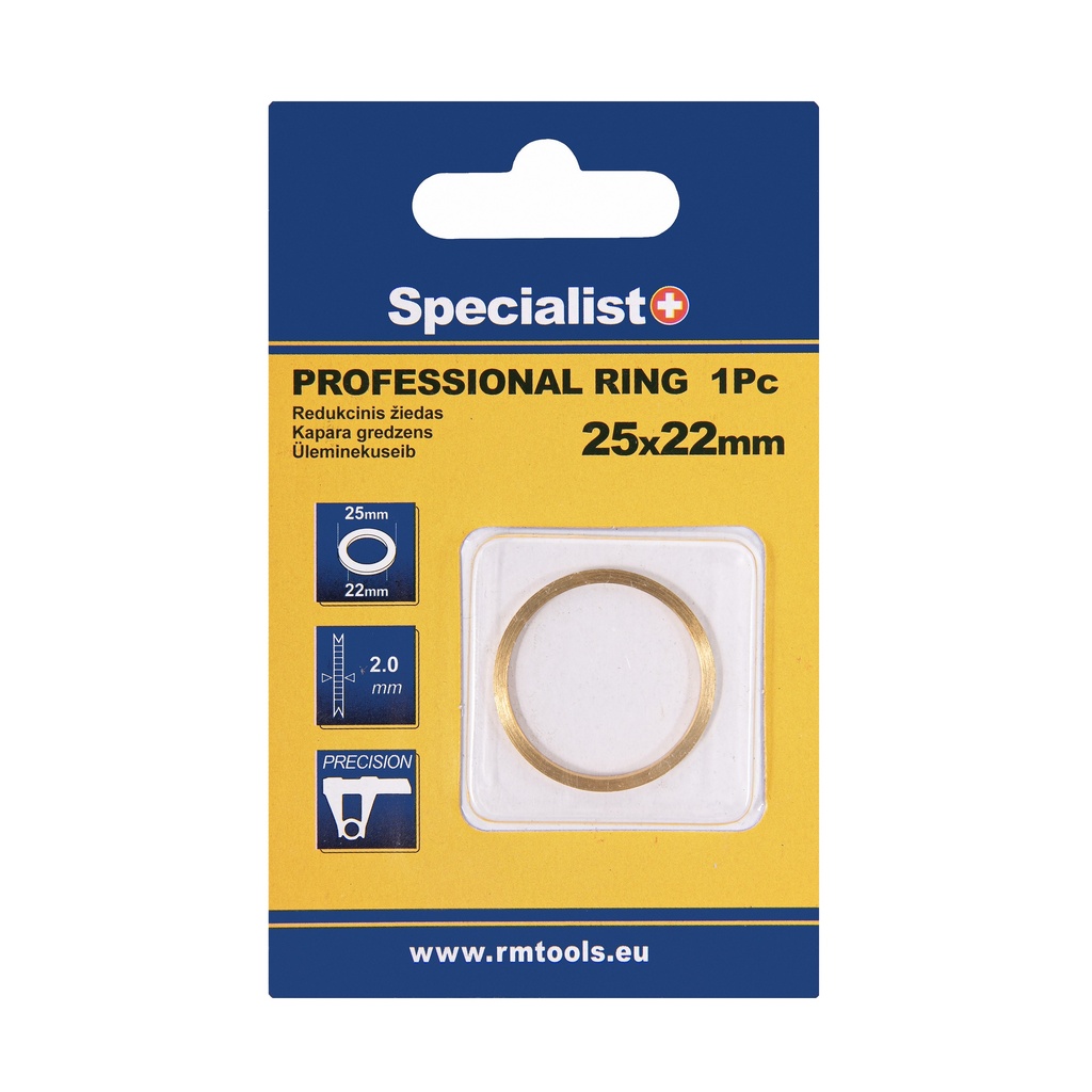 Reduction ring 25.4x22.2x2