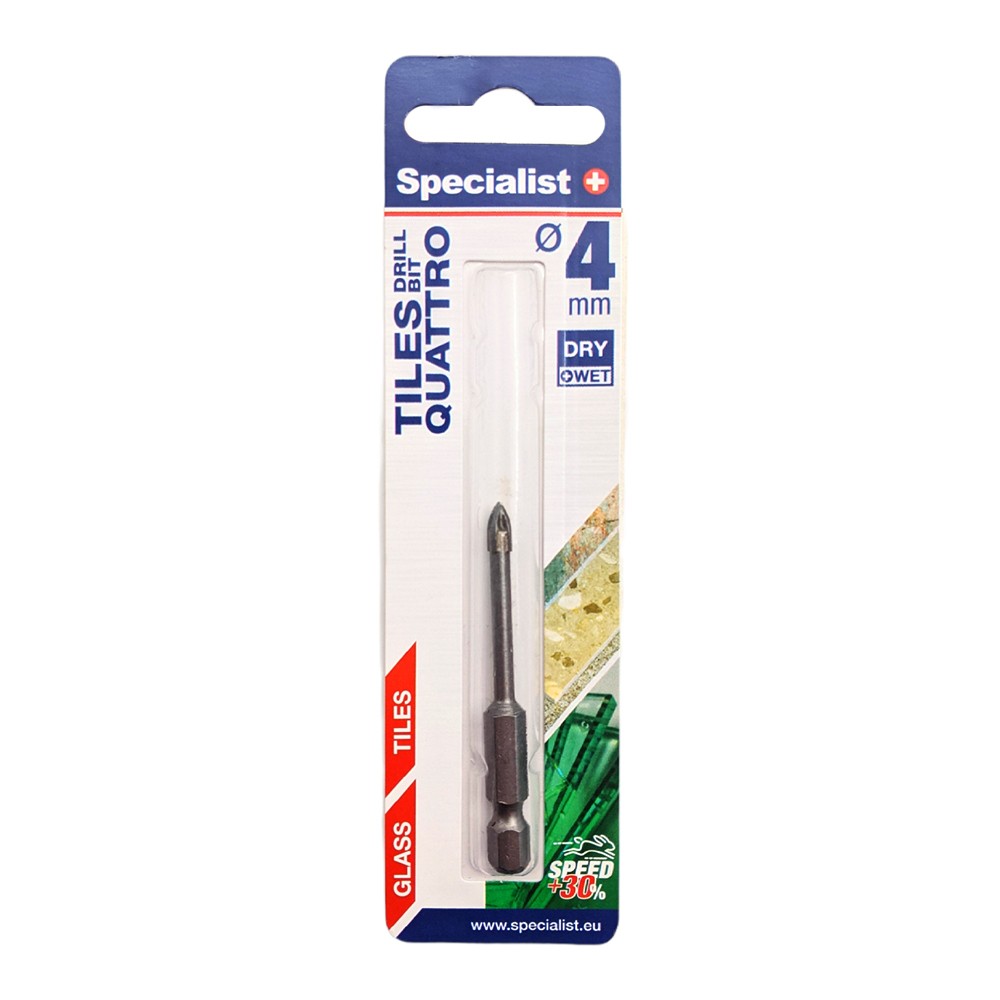 Specialist+ glass drill 4 mm