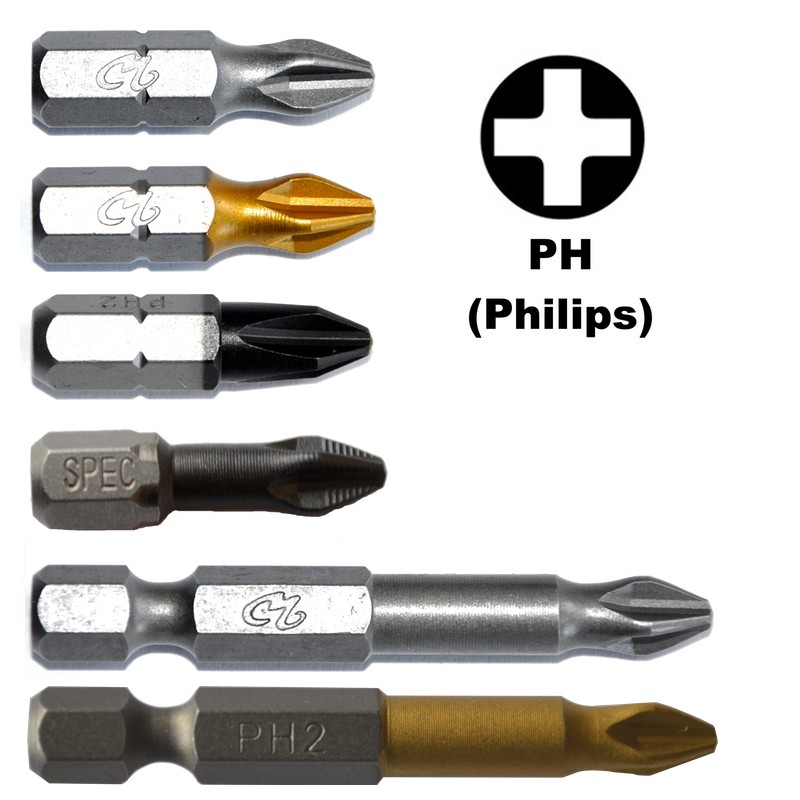 Screwdriver bits PH1 50mm