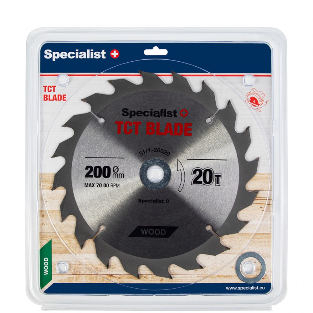 [51/1-20020] SPECIALIST+ TCT blade, 200x20Tx30/20/16 mm