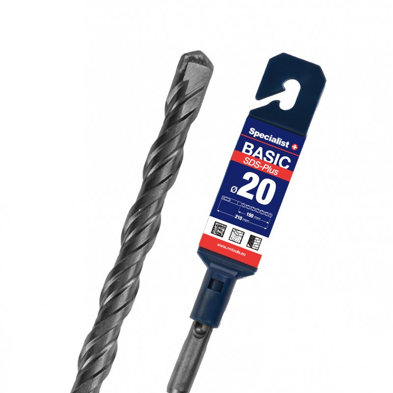 [52/1-20150] SPECIALIST+ SDS+ hammer drill bit BASIC, 20x150/210 mm
