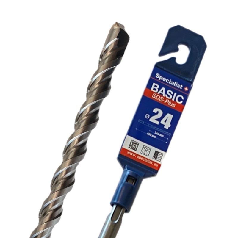 [52/1-24340] SPECIALIST+ SDS+ hammer drill bit BASIC, 24x340/400 mm