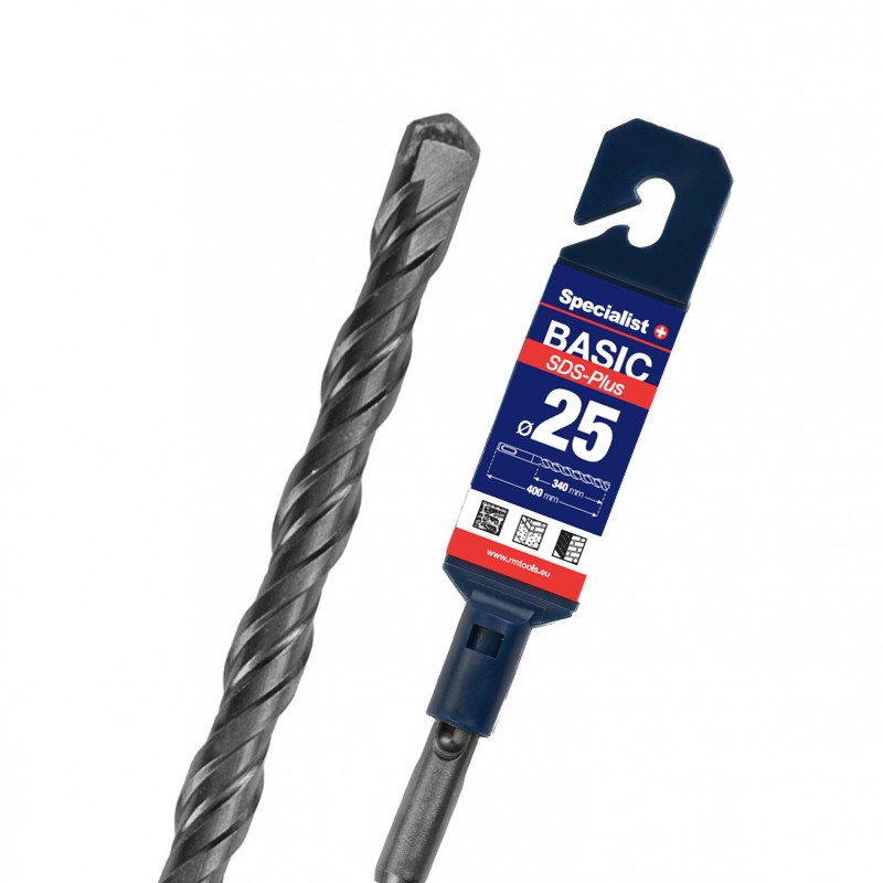 [52/1-25340] SPECIALIST+ SDS+ hammer drill bit BASIC, 25x340/400 mm