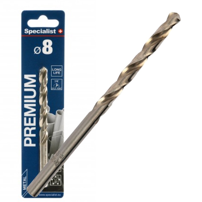 [64-0080] SPECIALIST+ drill bit PREMIUM, 8.0 mm