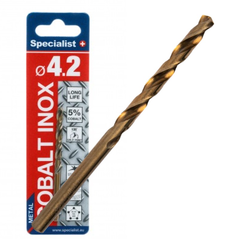 [64/2-0042] SPECIALIST+ metal drill bit COBALT, 4.2 mm