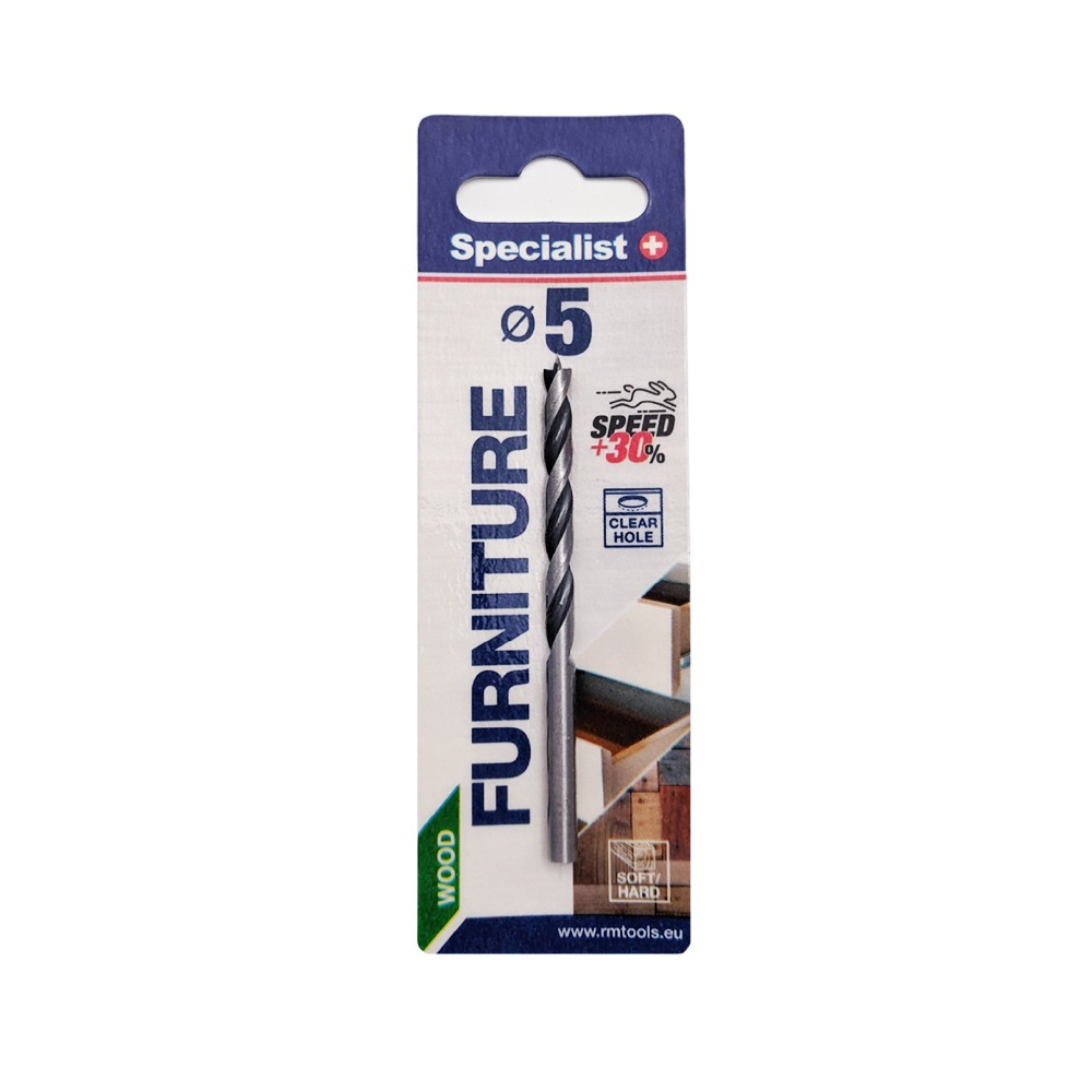 [69-050] SPECIALIST+ wood drill bit, 5x59/95 mm