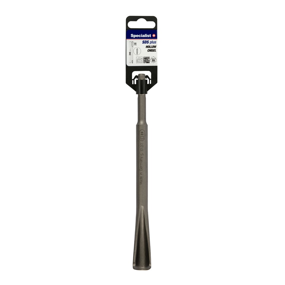 [77-004] SPECIALIST+ SDS+ hollow chisel PREMIUM, 22 mm