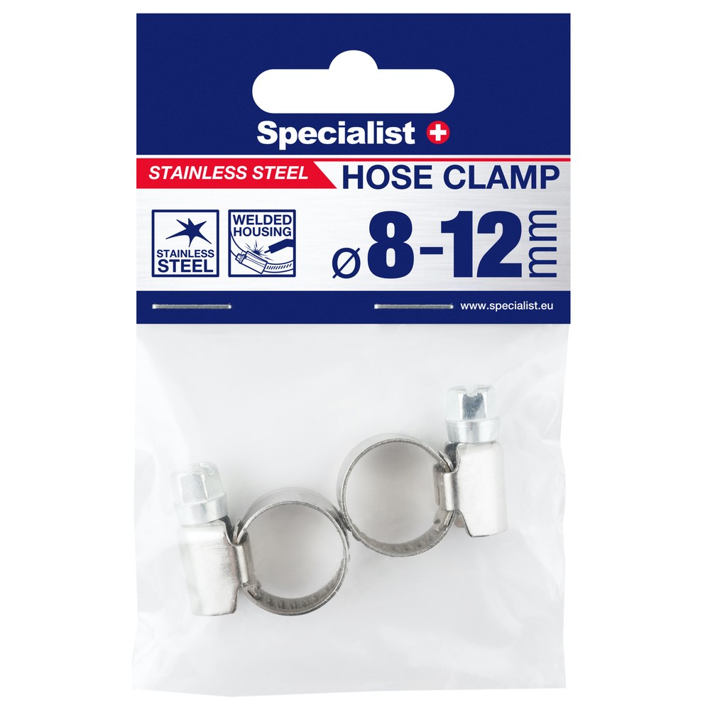 [81-7012] Hose clamp 8-12 mm 2pc