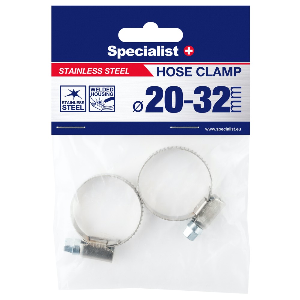[81-7032] SPECIALIST+ hose clamp, 20-32 mm, 2 pcs