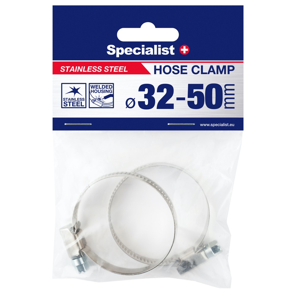 [81-7050] SPECIALIST+ hose clamp, 32-50 mm, 2 pcs