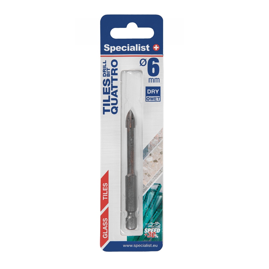 [18/2-060] SPECIALIST+ glass drill, 6 mm