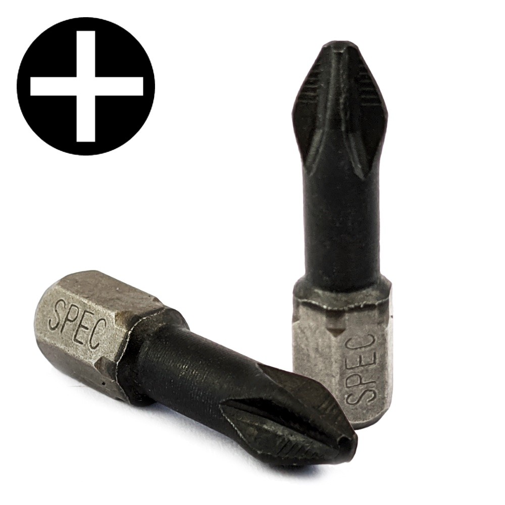 [24/2-8021] SPECIALIST+ screwdriver bit TITAN CARBON PH2 TORSION, 25 mm