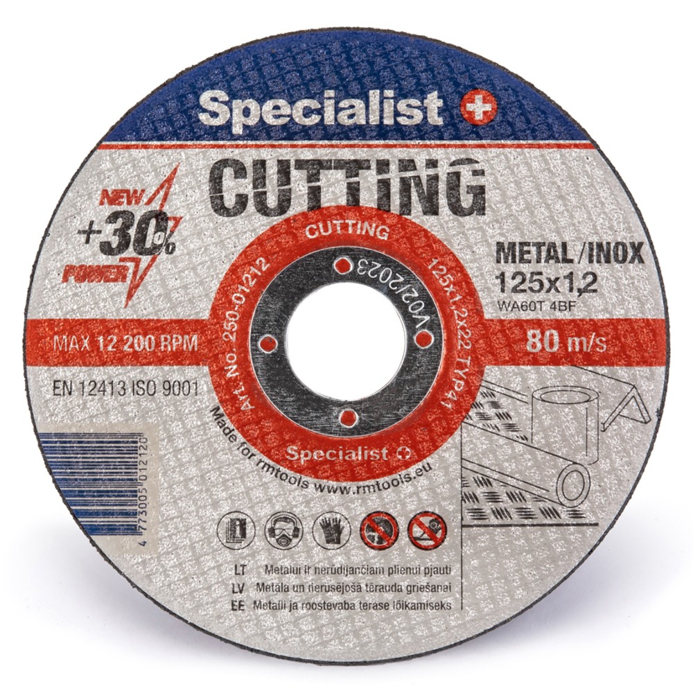 [250-01212] Metal cutting disc 125x1,2x22