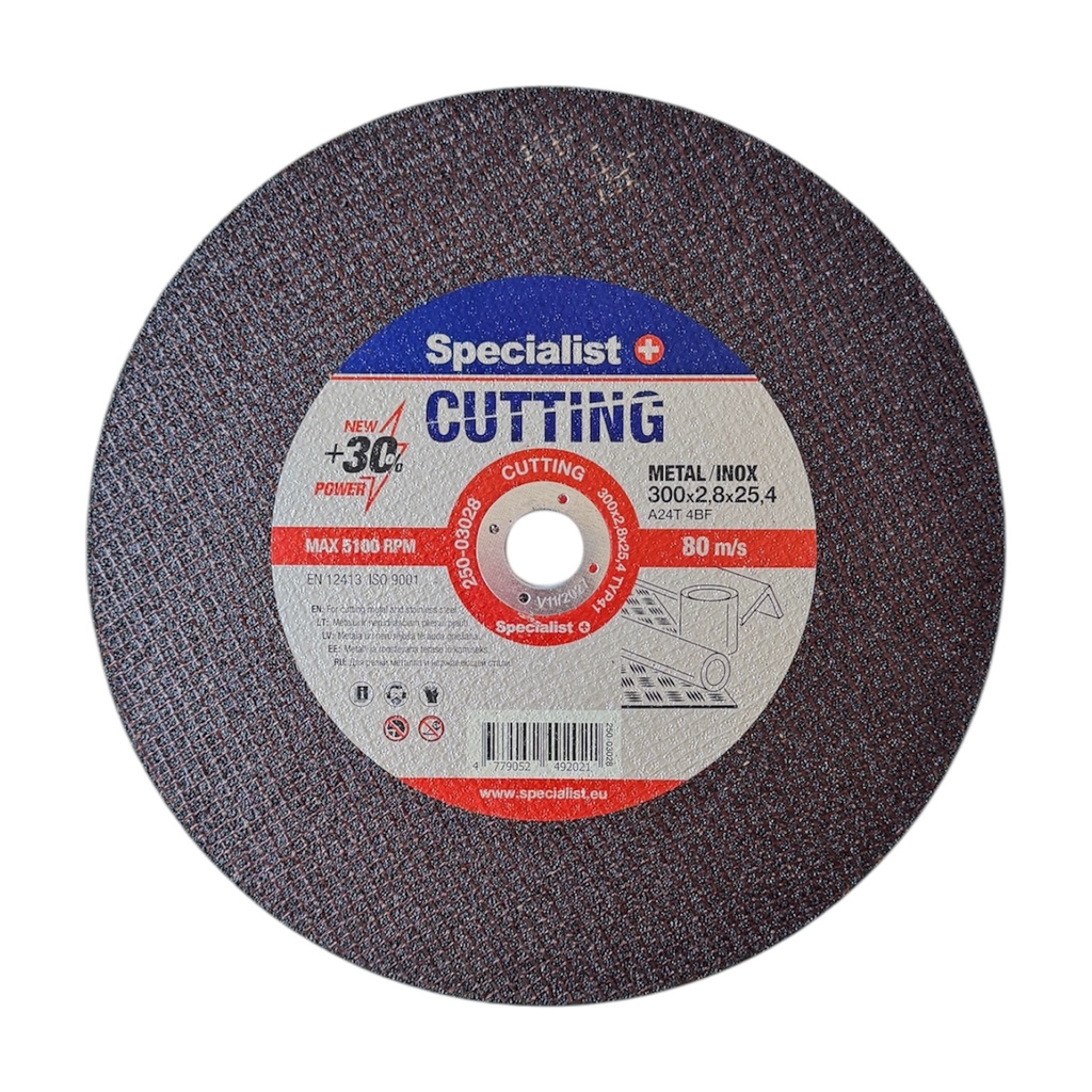[250-03028] SPECIALIST+ metal cutting disc, 300x2,8x25,4 mm