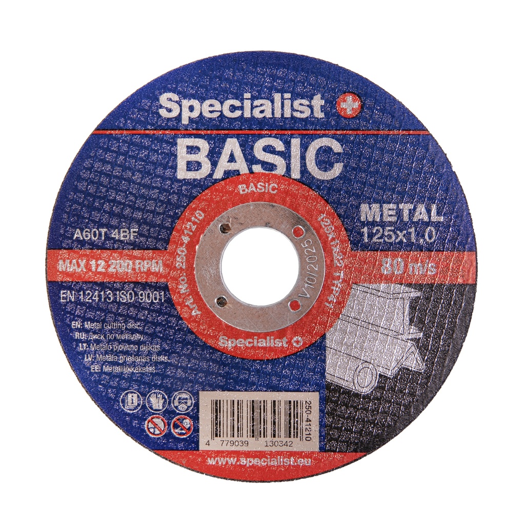 [250-41210] SPECIALIST+ metal cutting disc BASIC, 125x1 mm
