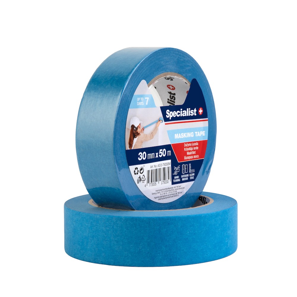 [40/2-75030M] Masking tape Blu 50m x 30mm